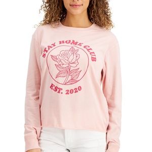 NWT PRICE DROP! 🏡 “Stay Home Club" T-Shirt Long-sleeved